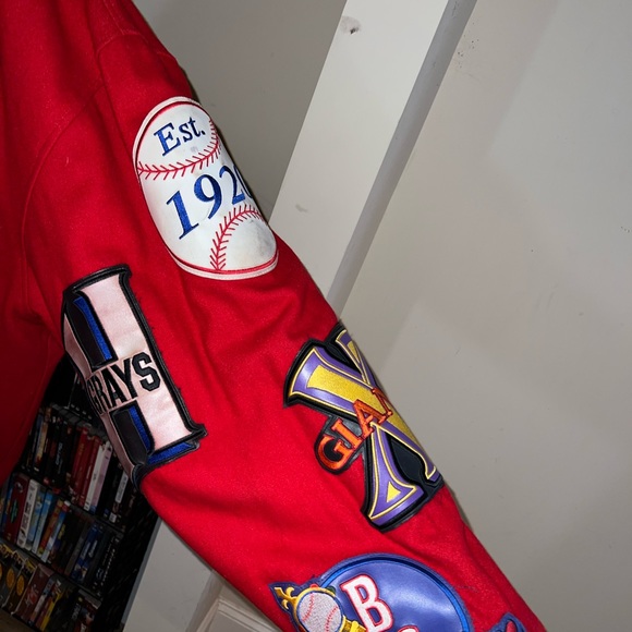 JH Negro LEAGUE Varsity PATCH Jacket - Picture 2 of 16